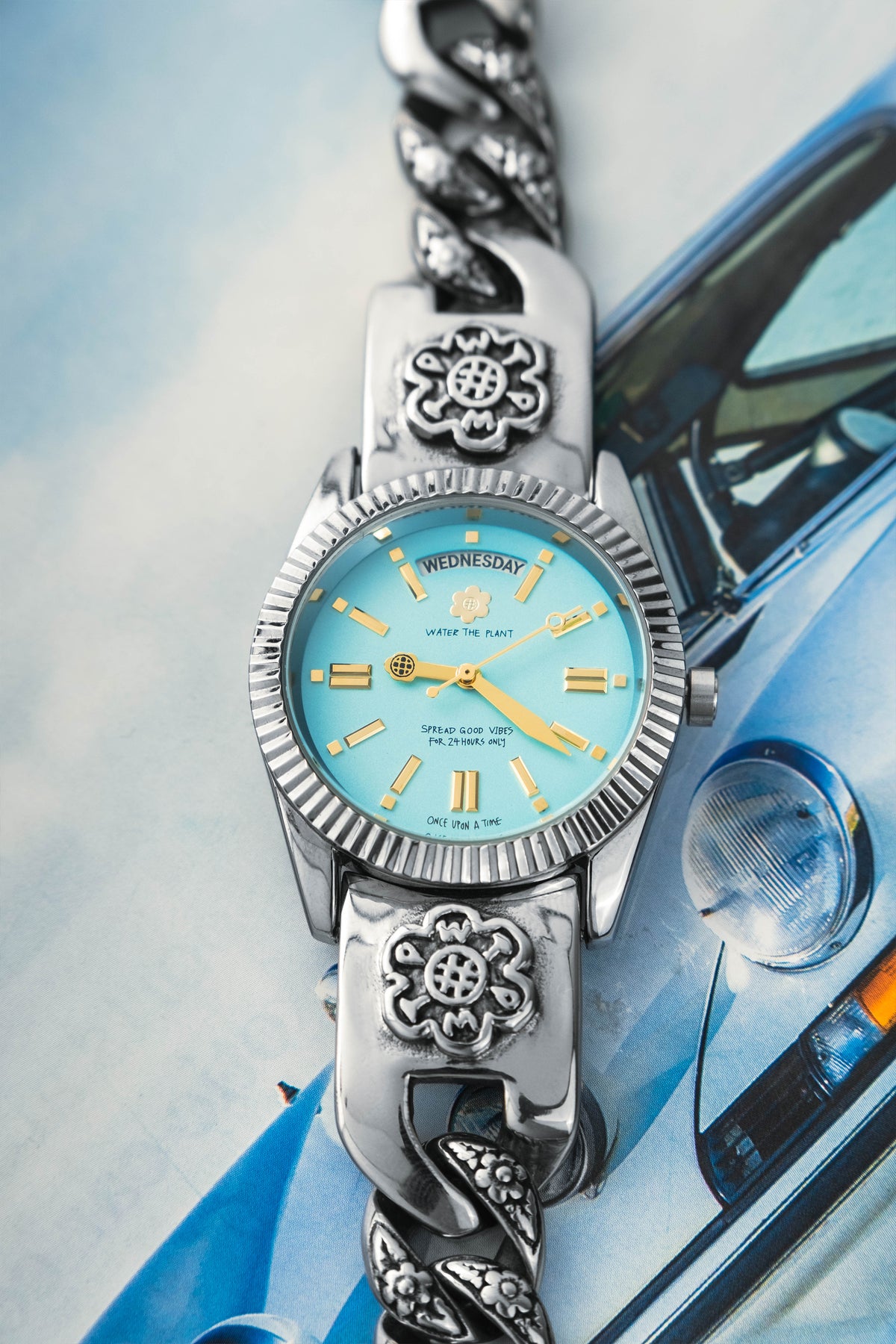 "ETERNA" Quality Time Watch 36mm | Silver Breeze
