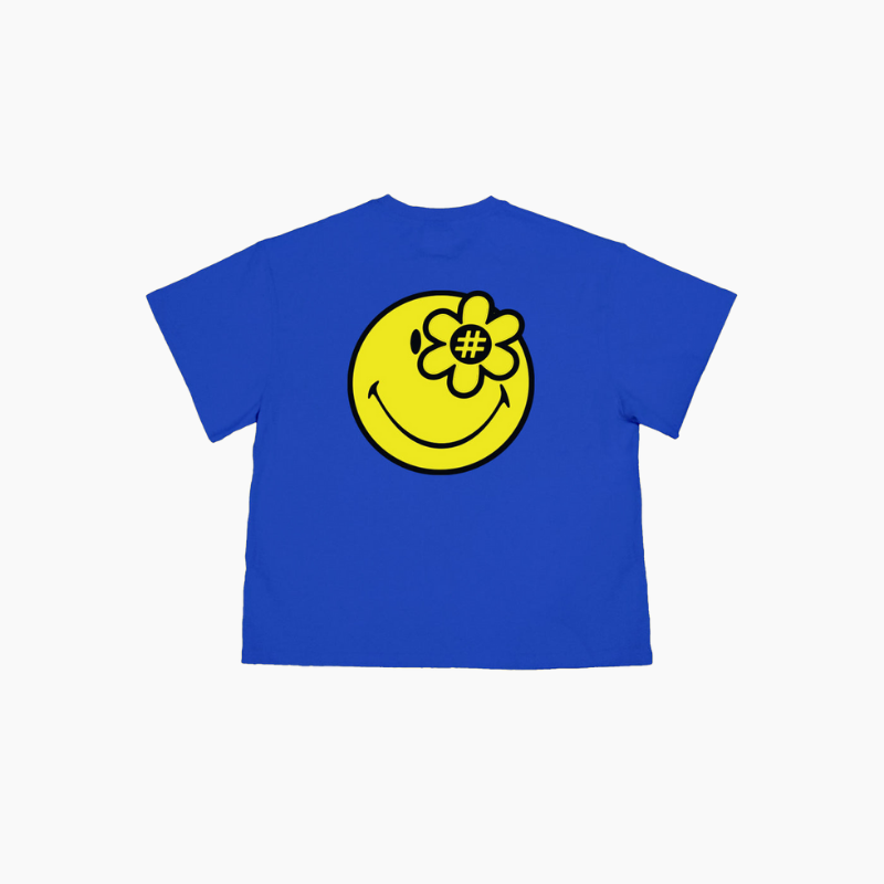 WTP SMILEYWORLD® CREW TSHIRT | BLUE