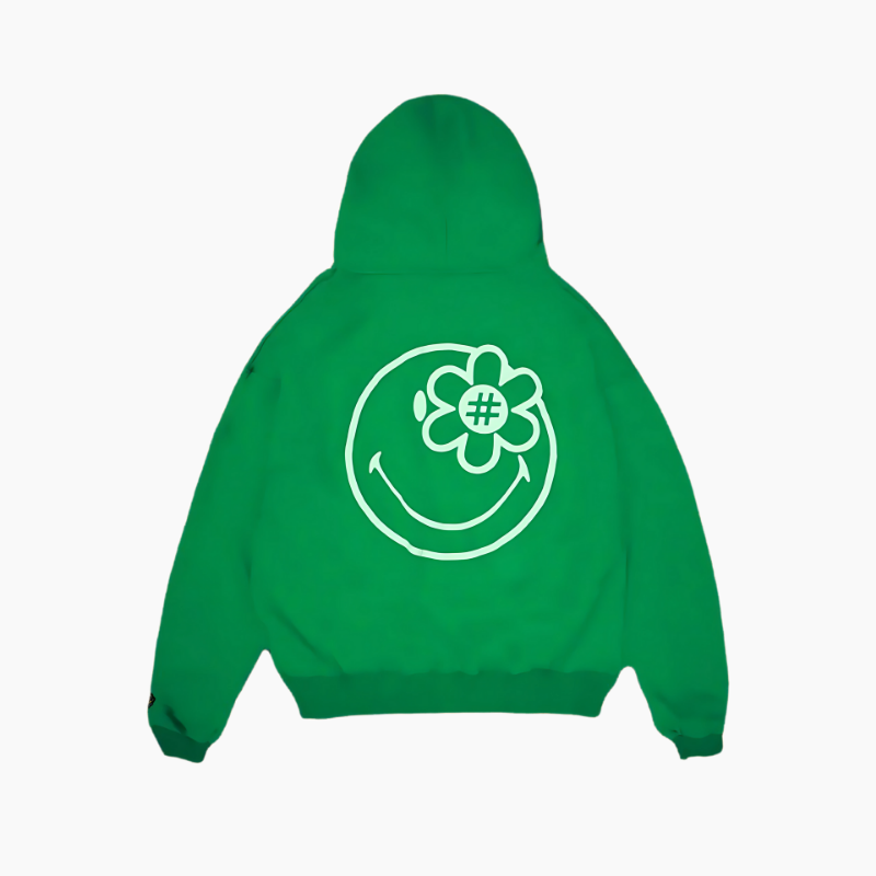 SMILEYWORLD® HALLMARK HOODIE | GREEN