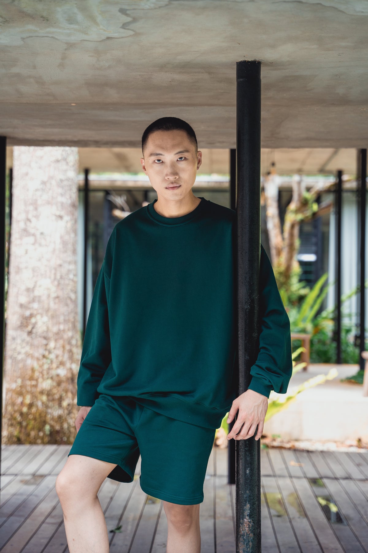 Blanks Sweatshirt | Dark Green