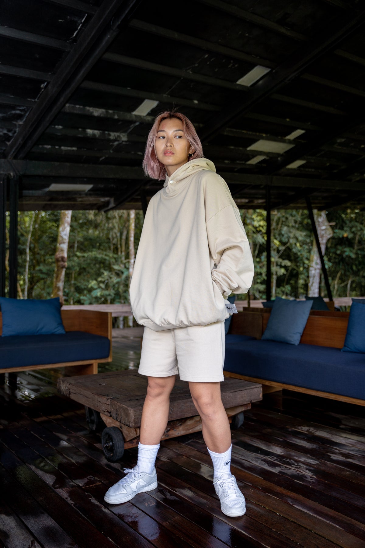 Blanks Hoodie | Flat White