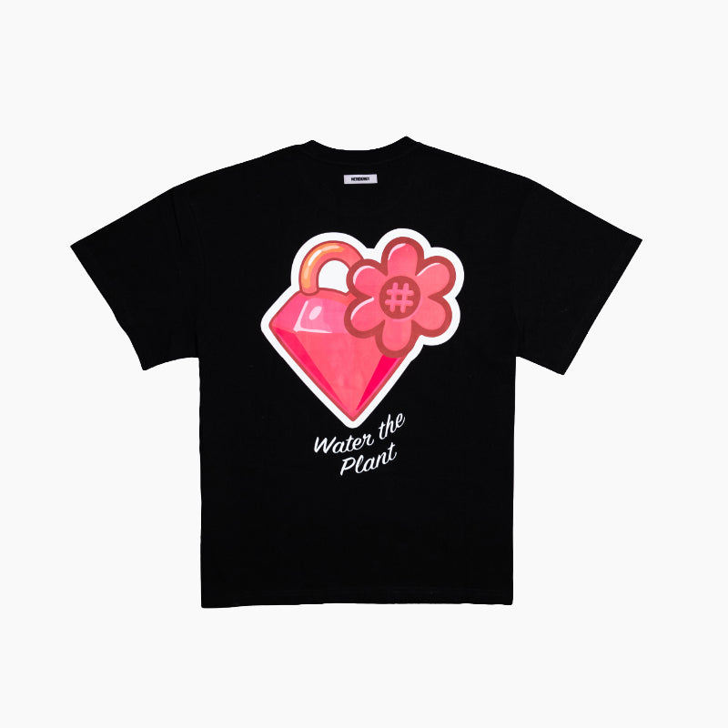 "DIAMOND PATCH" Tee | Black