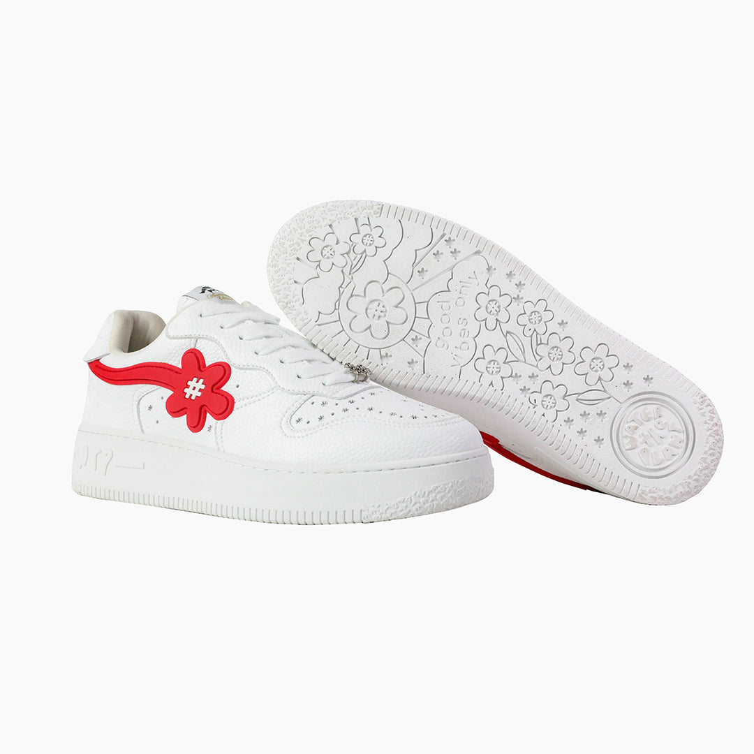 “FLARE” HK Exclusive GOAT Kicks | White Red