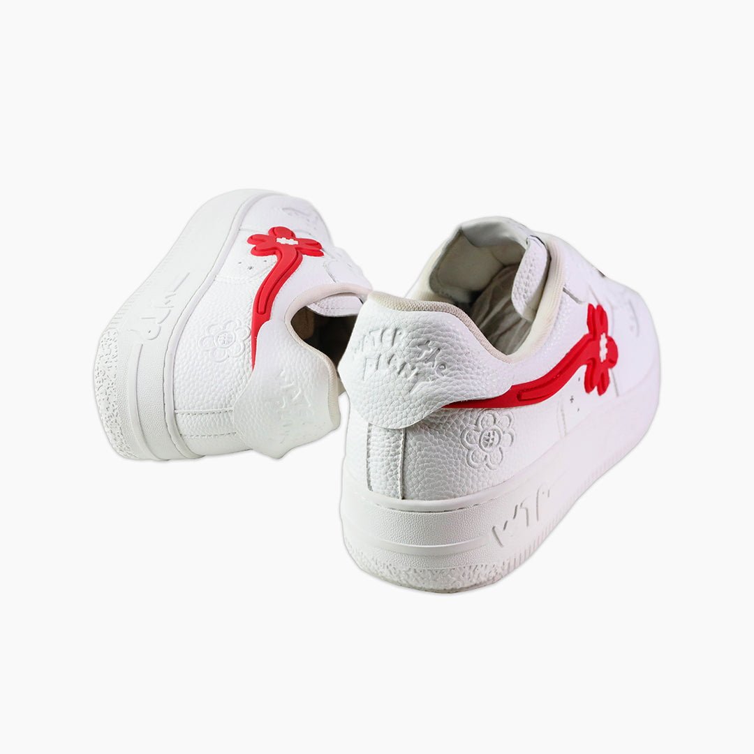 “FLARE” HK Exclusive GOAT Kicks | White Red