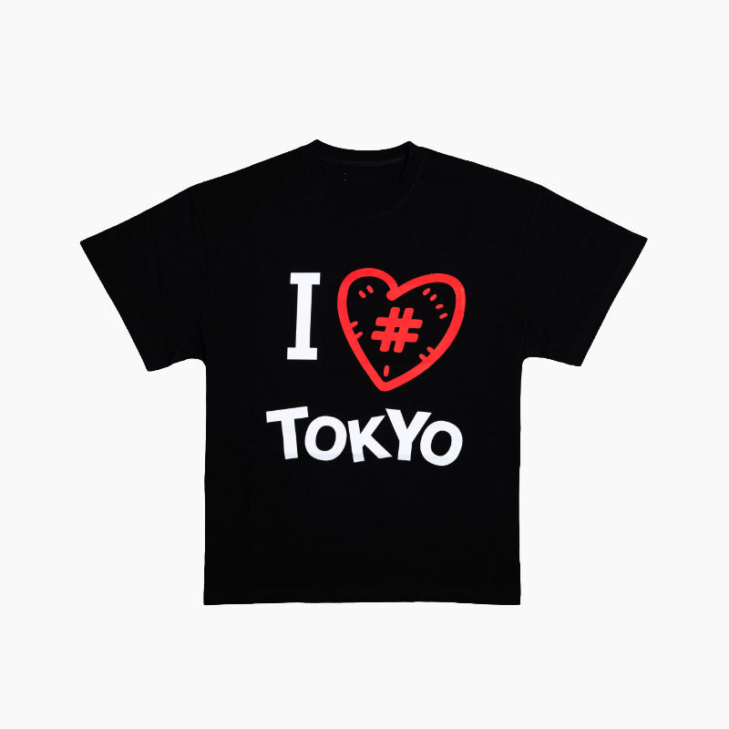 "I LOVE TOKYO" Tee | Black