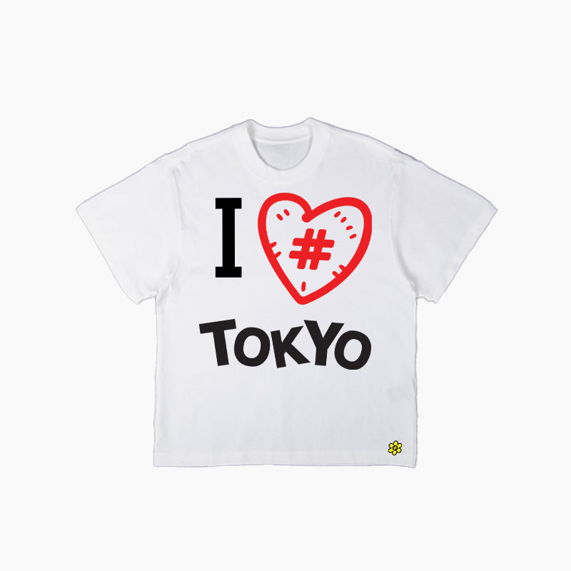 "I LOVE TOKYO" Tee | Crisp White